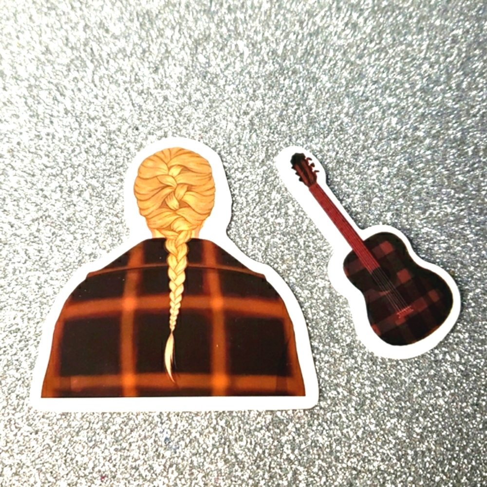 10/$10 Taylor Swift EVERMORE Waterproof Sticker guitar